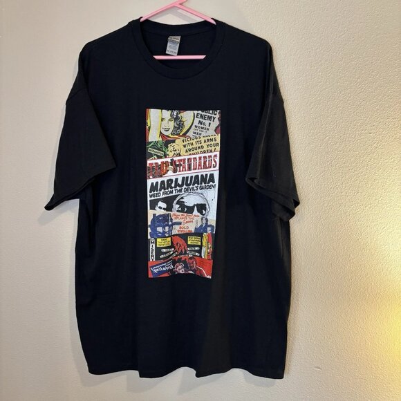 Hot Topic T Shirt Reefer Madness Graphic Comic Style Men's 2 XL Black - Picture 2 of 8